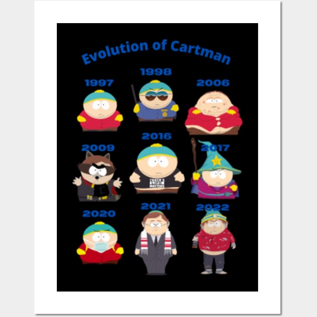 South Park Evolution of Eric Cartman South Park Posters and Art(00)